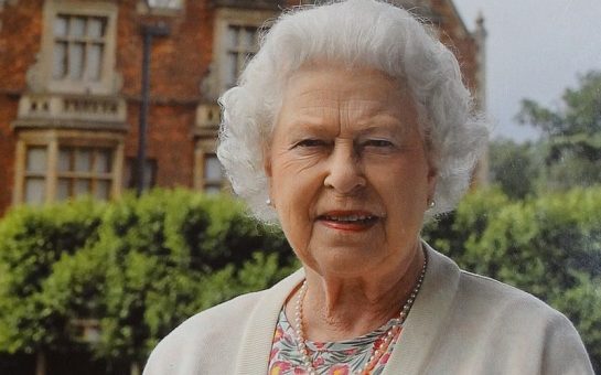 Picture of the Queen at Sandringham