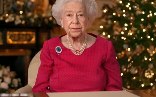 The Queen during her Christmas day speech