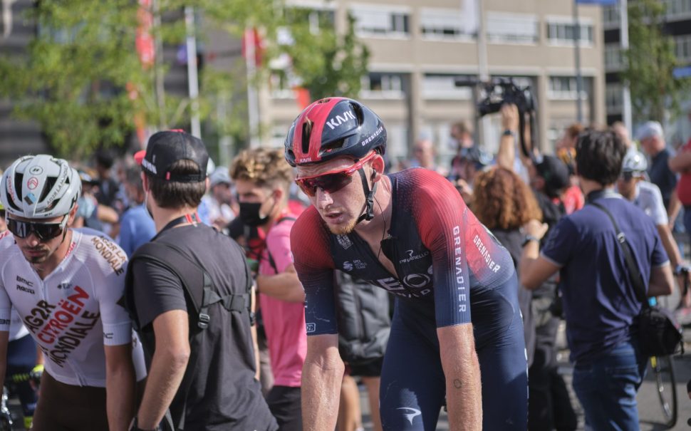 Tao Geoghegan Hart at the 2022 Vuelta a España