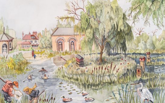 Illustration of the East London Waterworks Park