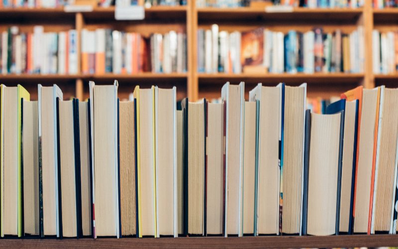 books on a desk