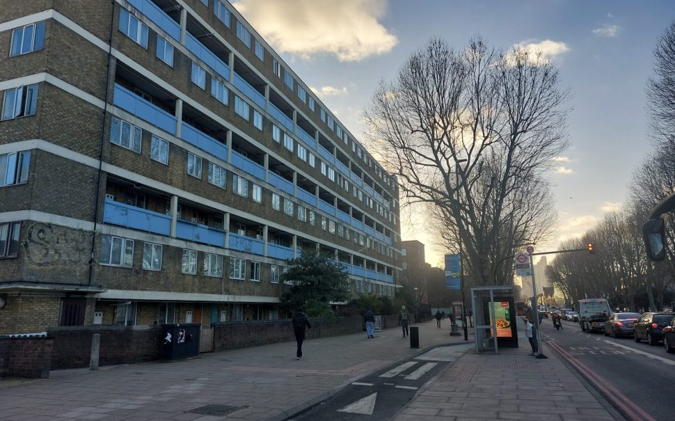 O'Leary Square estate in White chapel, Tower Hamlets