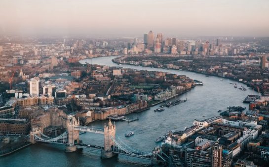 Central London from above