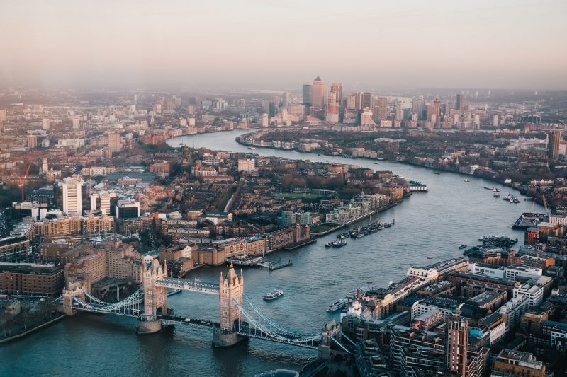 Central London from above