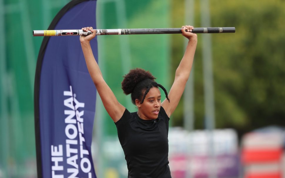 UKA Futures Programme athlete Didi Okoh training at Loughborough University