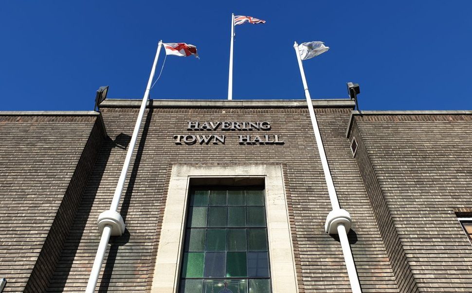 Outside of Havering Town Hall