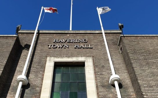 Outside of Havering Town Hall