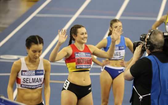 A picture of Isabelle Boffey at the UK Athletics Indoor Championships.