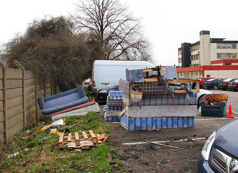 Fly-tipping in Tottenham