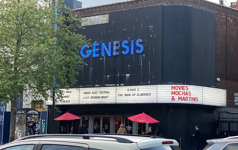 The exterior of the Genesis Cinema in Whitechapel