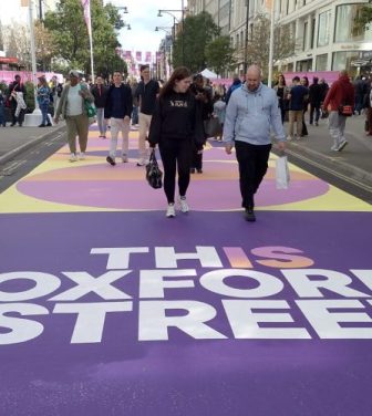 Oxford Street pedestrianised for the This is Oxford Street event.