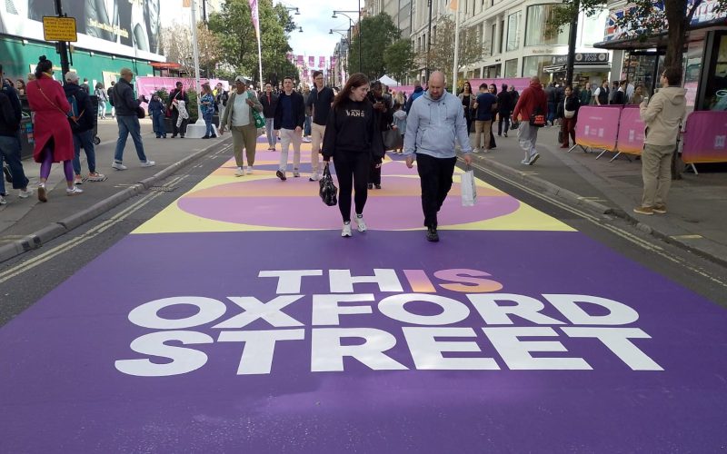 Oxford Street pedestrianised for the This is Oxford Street event.
