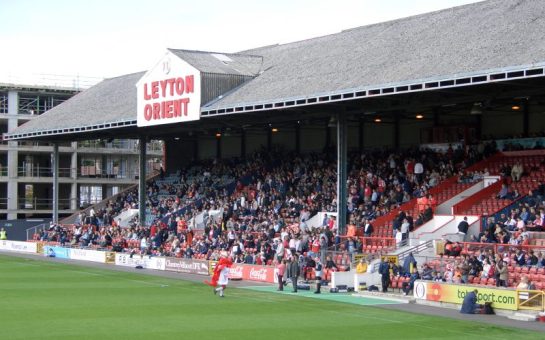 Photo of the east stand at Brisbane Road