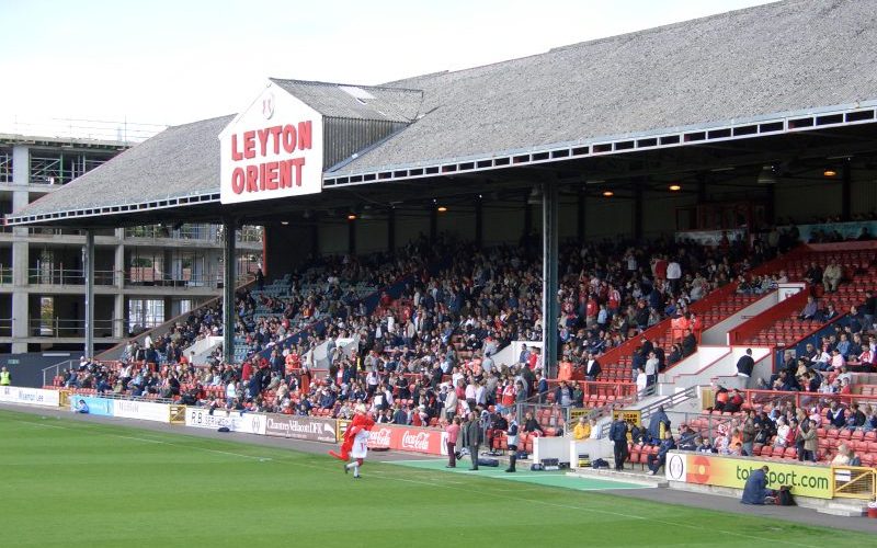 Photo of the east stand at Brisbane Road