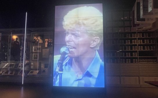 Image from the David Bowie exhibition