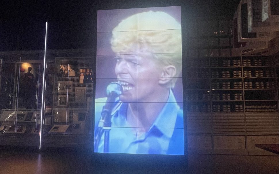 Image from the David Bowie exhibition