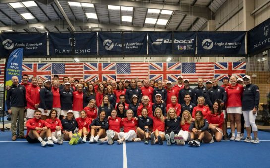 Anglo-American Padel Cup - GB and USA team photo