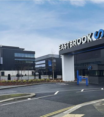 Eastbrook Studios exterior image with car park entrance and sound stage blocks.