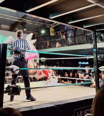 The Hustle Wrestling ring