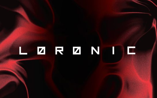 Loronic on a fire background