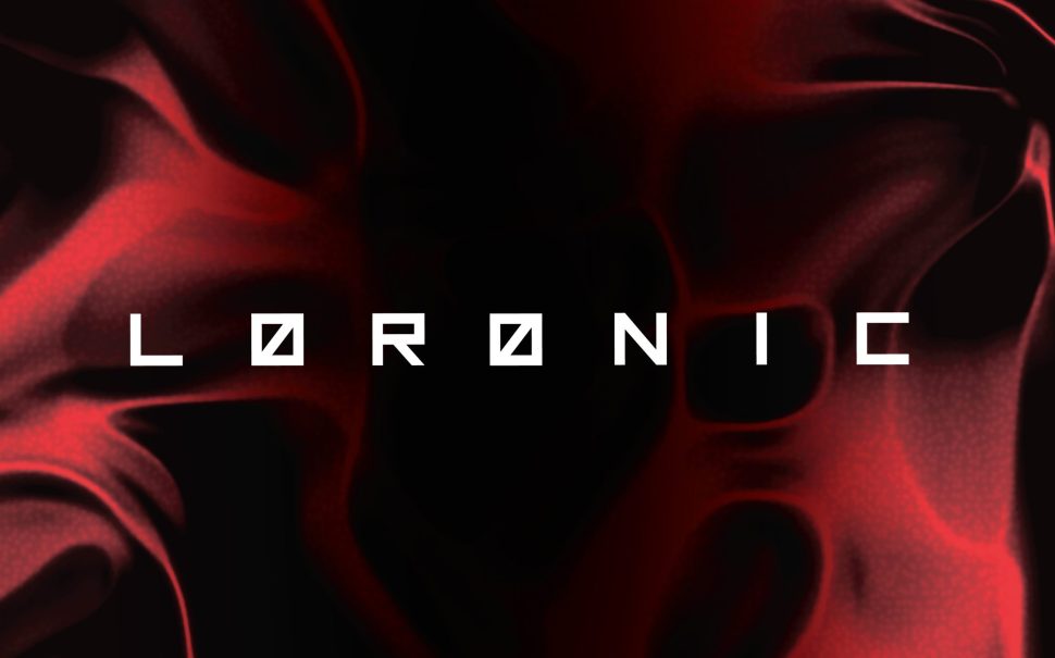 Loronic on a fire background