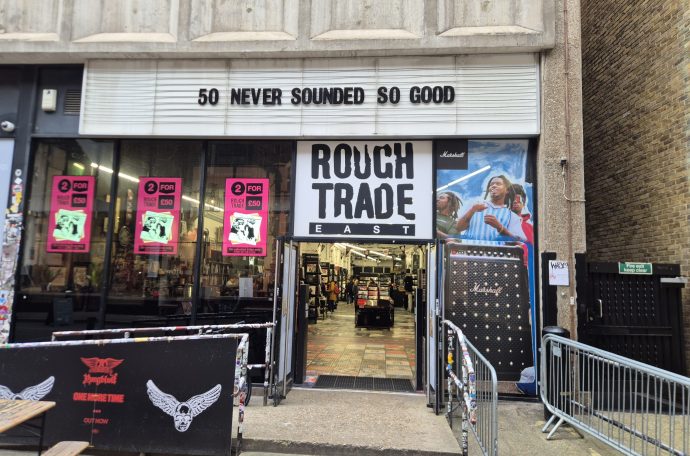 Rough Trade vinyl store in Brick Lane