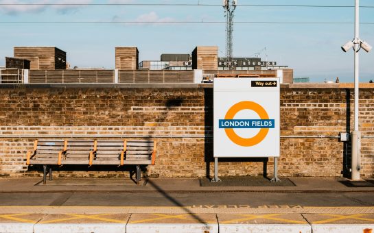Tube station - London fields platform