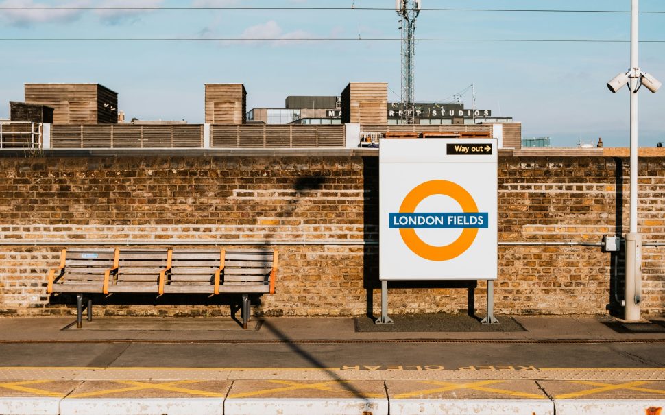 Tube station - London fields platform