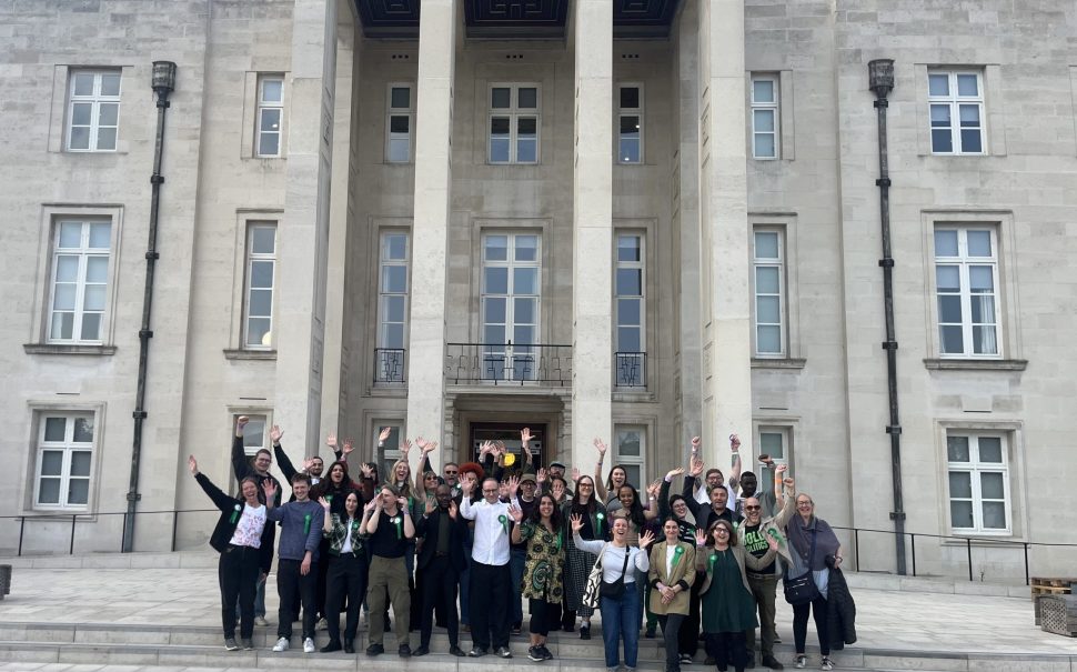 Greens outside Waltham Forest hall