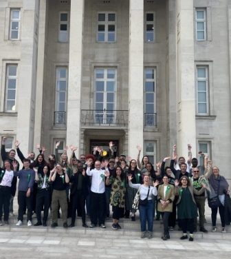 Greens outside Waltham Forest hall