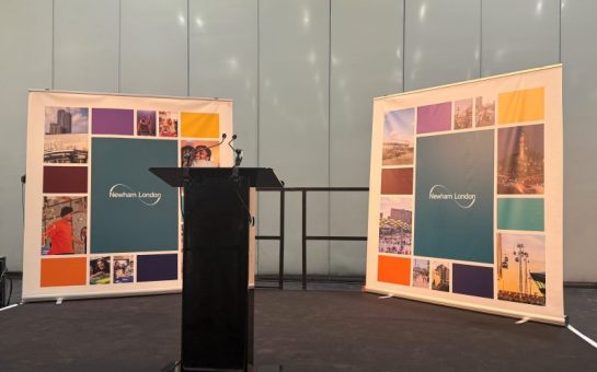 Newham podium
