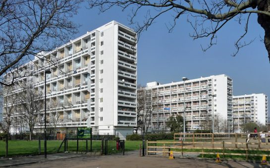 Photo of social housing estate