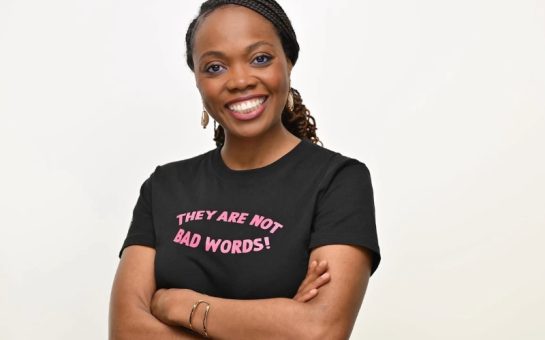 An image of Dr Aziza Sesay smiling