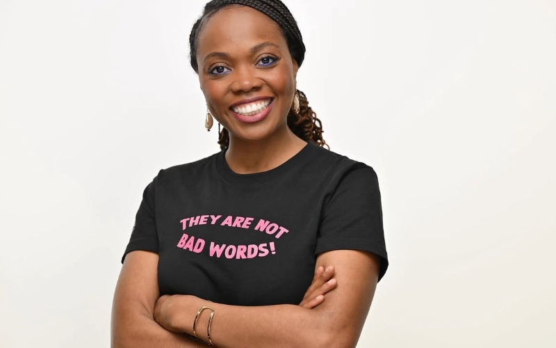 An image of Dr Aziza Sesay smiling