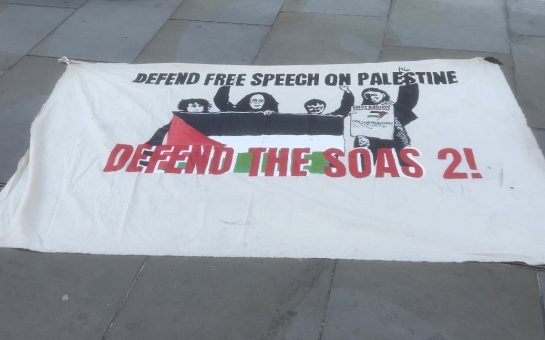 Defend the SOAS 2 banner