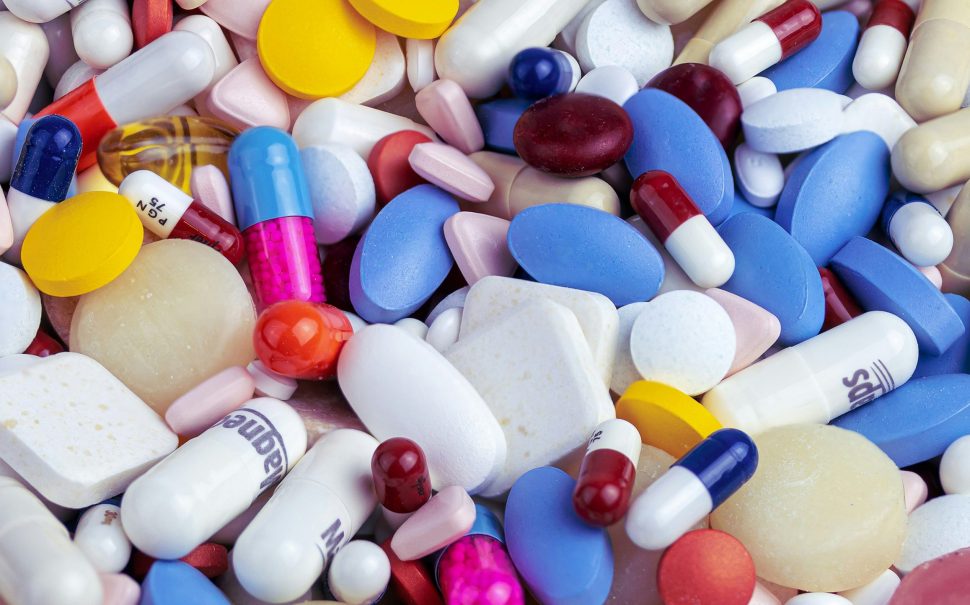 Picture of different medications.