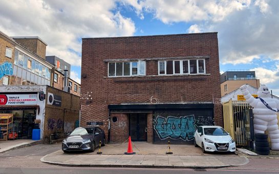 A building on a high street