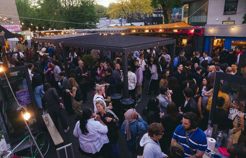 Image of Alterist's launch party for their pop-up concept store