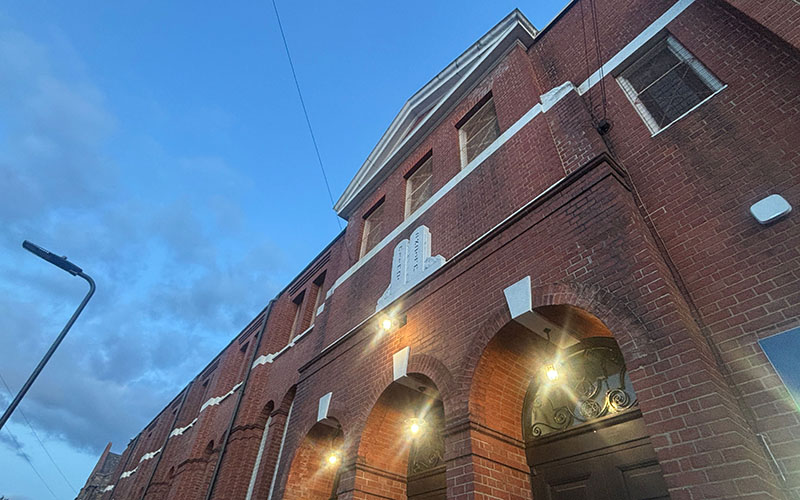 Hackney and East London Synagogue's initial location. Credit: Keir Holmes.
