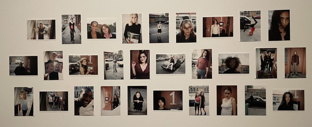 A collection of photographs of aspiring models by Jurgen Teller